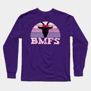 BMFS Nanny Goat Vintage Sunset Long Sleeve T-Shirt